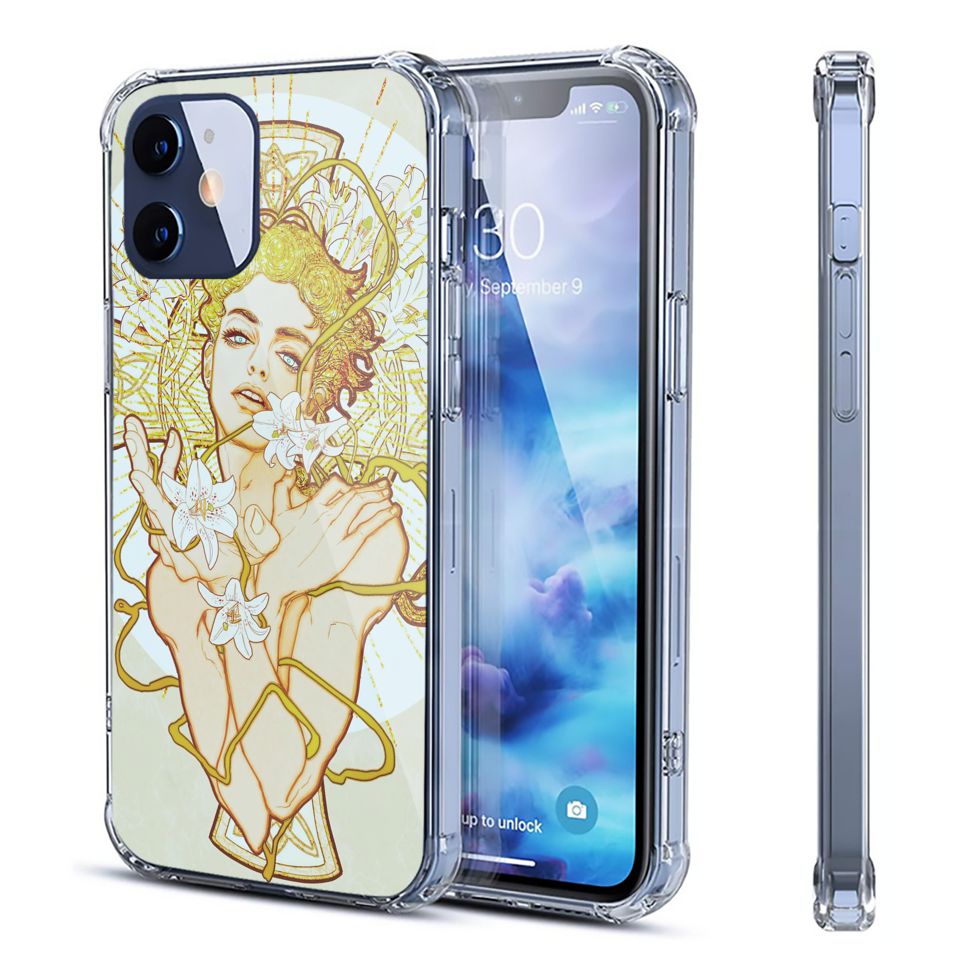 （画像用） ジョジョの奇妙な冒険 JoJo's Bizarre Adventure 【iPhone 12シリーズ対応】透明スマホケース（クリアソフトケース）